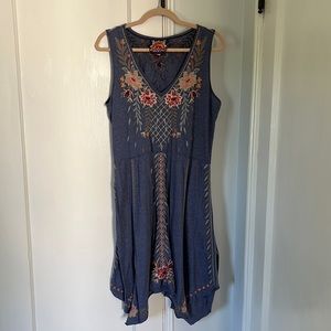 Johnny Was cotton dress sizeXL